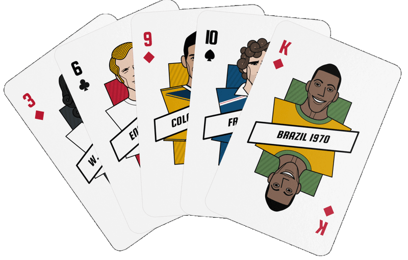 Football Icons VM-kortstokk